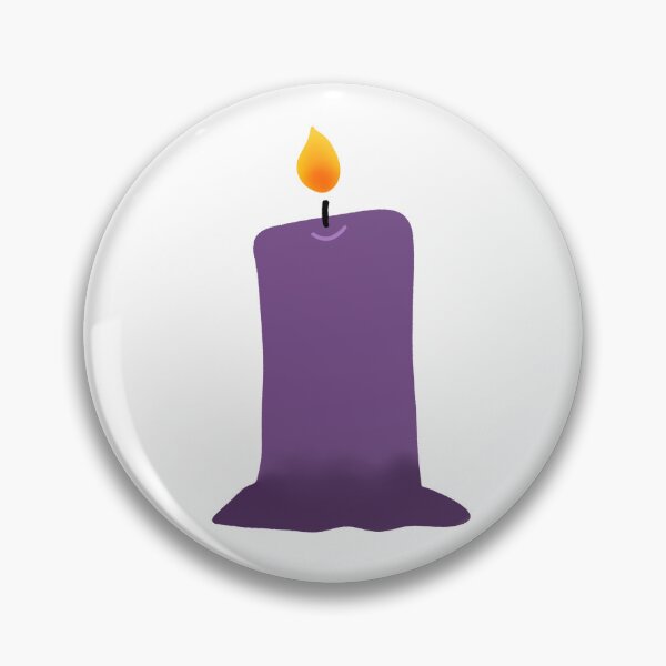 Item preview, Glowing Purple Wax Candle Flame designed and sold by raun.draw.