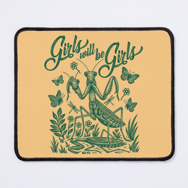 Item preview, Girls Will Be Girls Praying Mantis designed and sold by lcnsdjstrtry.