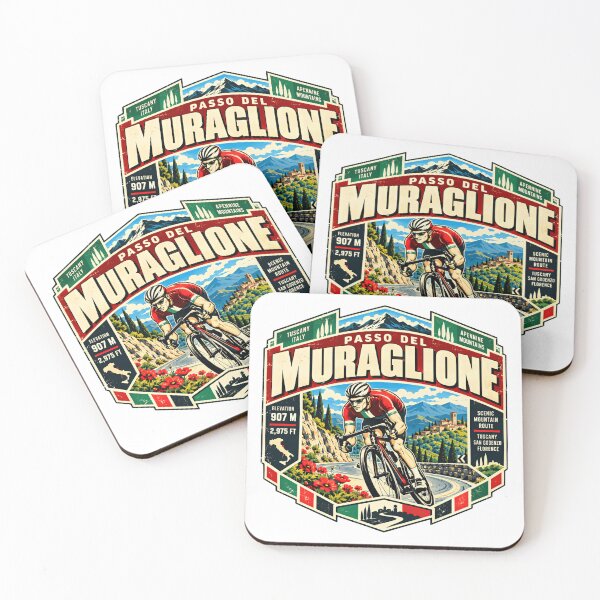 Item preview, Passo Del Muraglione Tuscany Italy Cycling Mountain Pass Cyclist Traveler designed and sold by ManilStuck237.