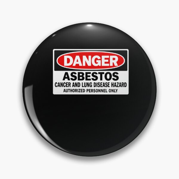 Item preview, Danger Asbestos Cancer And Lung Disease Hazard Authorized Personnel Only Industrial Safety Warning designed and sold by HumansStuck12.