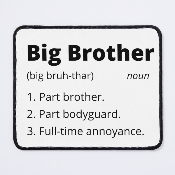 Item preview, Big Brother Definition Funny Sibling Gift designed and sold by bruceygoosey84.