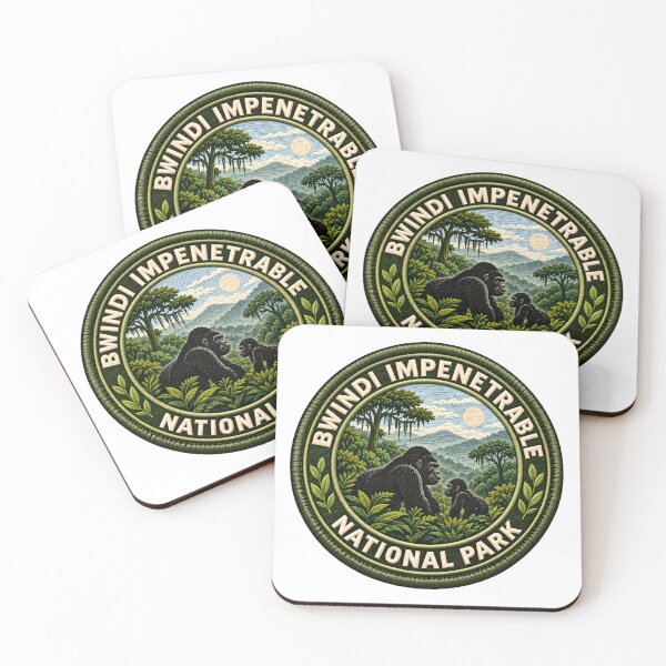 Item preview, Bwindi Impenetrable National Park Uganda Gorilla Trekking Wildlife designed and sold by JonesFlora2025.