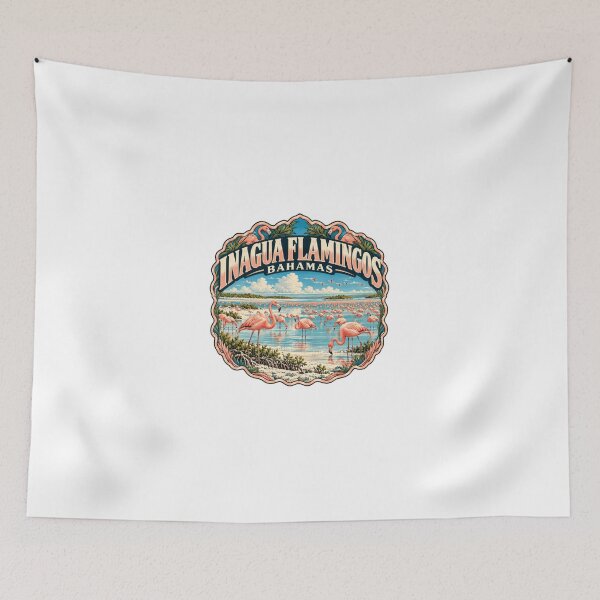 Item preview, Inagua Flamingos Bahamas Caribbean Island Vacation Travel designed and sold by Simsimah26Parks.