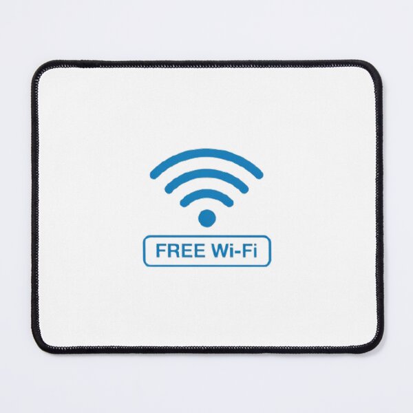 Item preview, Free WiFi Symbol Blue Wireless Internet Technology Design designed and sold by Craft99.