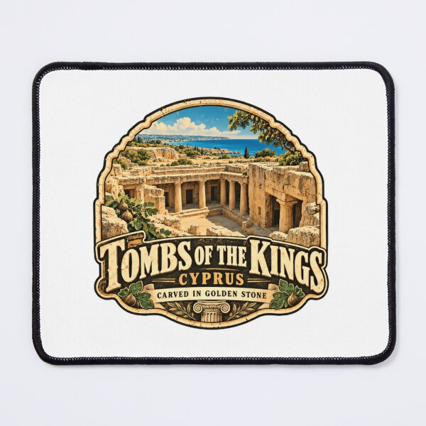 Item preview, Tombs Of The Kings Cyprus Carved In Golden Stone Historical Landmark Travel Souvenir designed and sold by Simsimah26Parks.