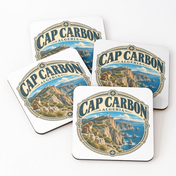 Item preview, Cap Carbon Algeria Travel Lighthouse Cliffs Monkey designed and sold by JonesFlora2025.