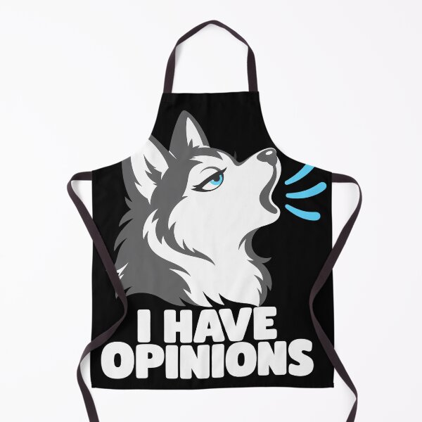 Item preview, I Have Opinions Talking Husky Funny Dog Lover designed and sold by LiberOccultis.