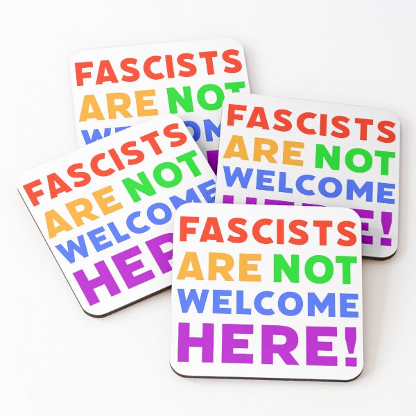 Item preview, Fascists are not welcome here! designed and sold by Rachel the Artist .