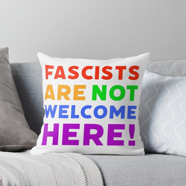 Item preview, Fascists are not welcome here! designed and sold by Rachel the Artist .