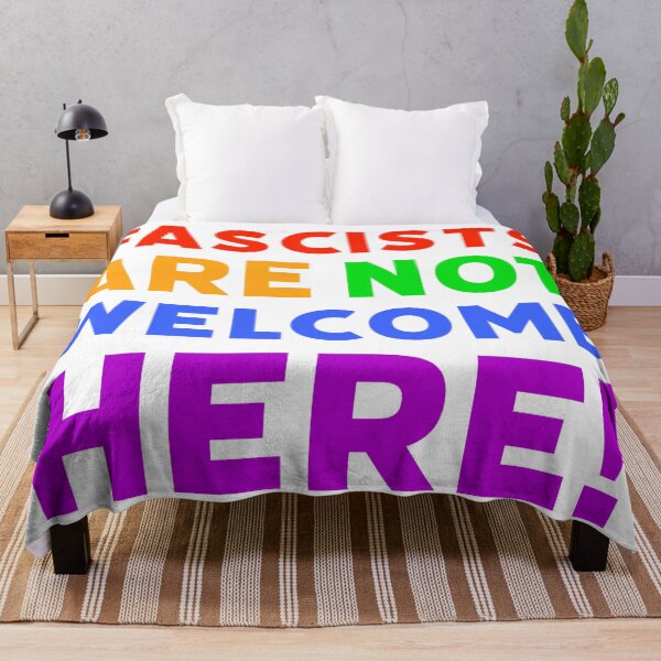 Item preview, Fascists are not welcome here! designed and sold by Rachel the Artist .