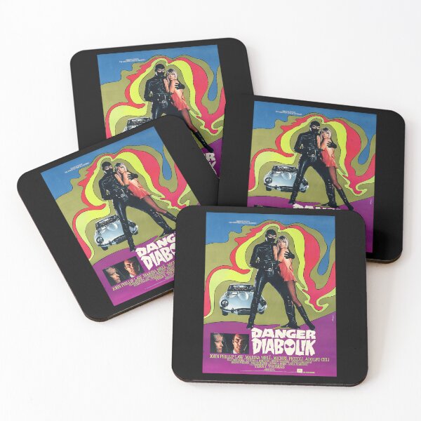 Item preview, Danger Diabolik - 1968 Vintage Movie Poster designed and sold by Moithihe.