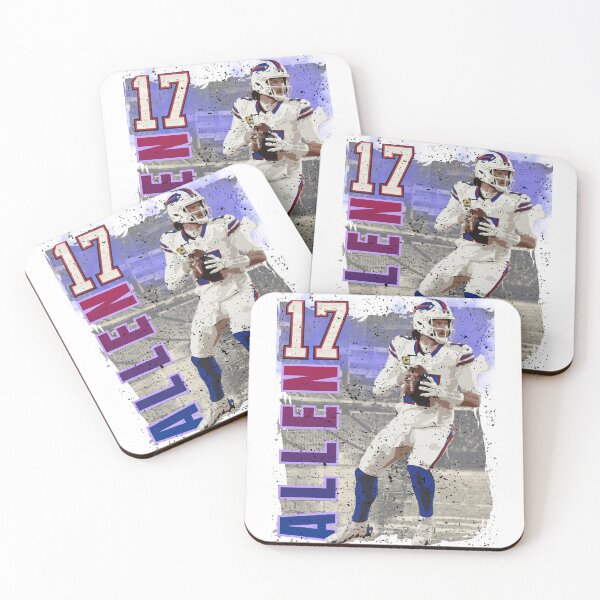 Item preview, Josh Allen Buffalo Football Retro 90s Vintage Bootleg Style Road White designed and sold by Thogan0416.