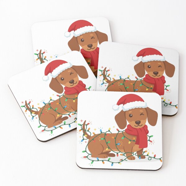 Item preview, dachshund in Christmas lights Classic T-Shirt (2) designed and sold by SAK7.