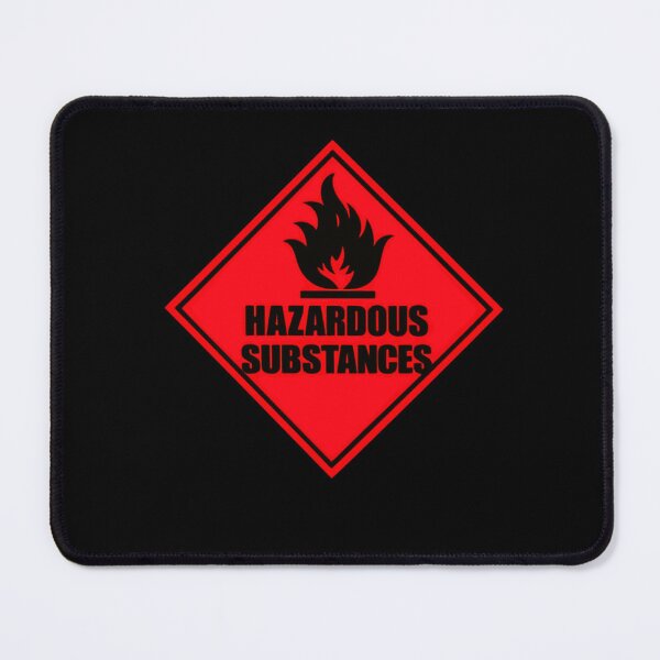 Item preview, Hazardous Substances Flammable Hazmat Warning Safety designed and sold by HumansStuck12.