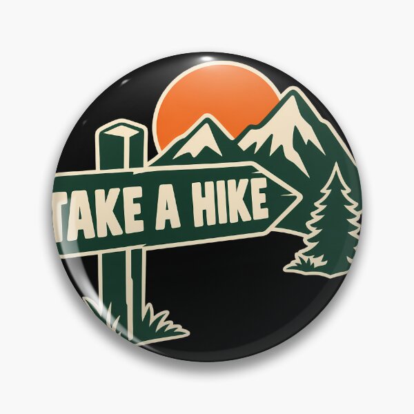 Item preview, Take a Hike Trail Sign Mountains Hiking Outdoor designed and sold by LiberOccultis.