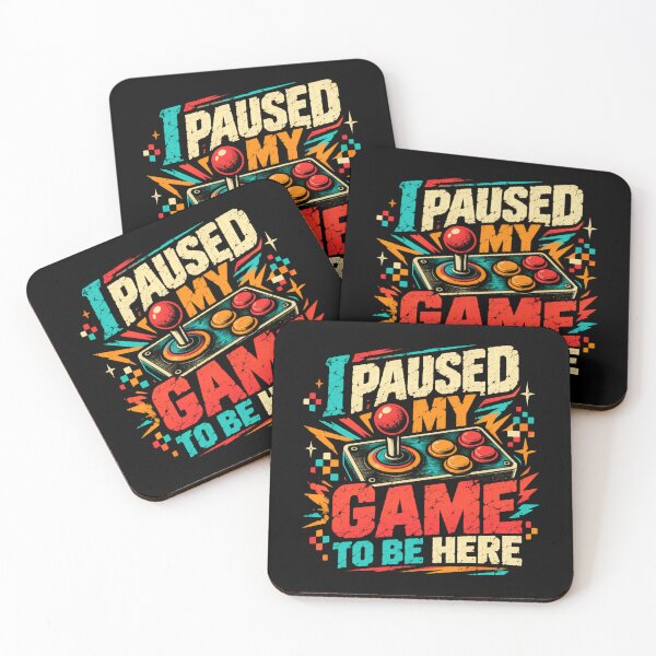 Item preview, I Paused My Game To Be Here Gamer Gaming Video Game Player designed and sold by SkeletonsDanger.