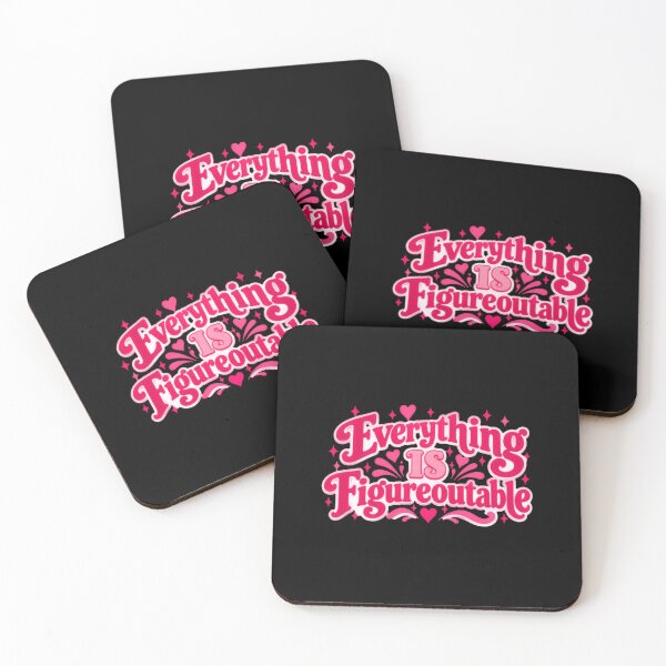 Item preview, Everything Is Figureoutable Motivational Quote Positive Affirmation Women designed and sold by HumansStuck12.