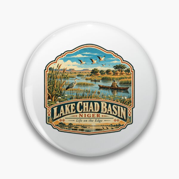 Item preview, Lake Chad Basin Niger Life On The Edge African Travel Nature Geography designed and sold by JonesFlora2025.