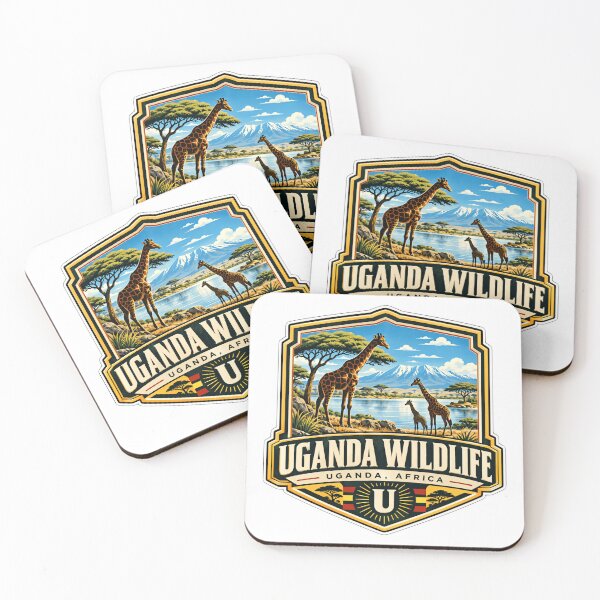 Item preview, Uganda Wildlife Uganda Africa Safari Giraffe Travel Nature designed and sold by NightGlyph.