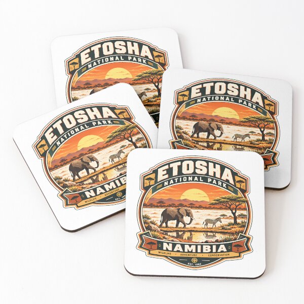 Item preview, Etosha National Park Namibia Wildlife Adventure Conservation Est 1962 Safari Travel designed and sold by JonesFlora2025.
