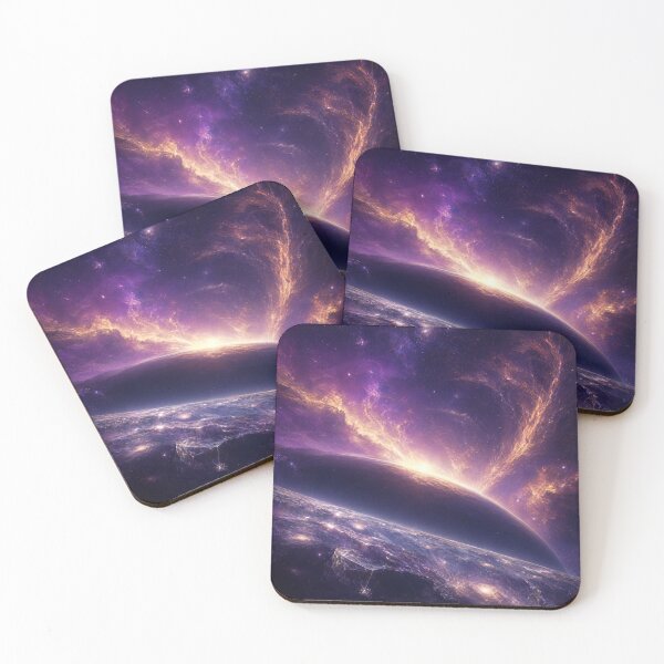 Item preview, Nebula Horizon - Epic Cosmic Landscape Artwork designed and sold by nhk999.