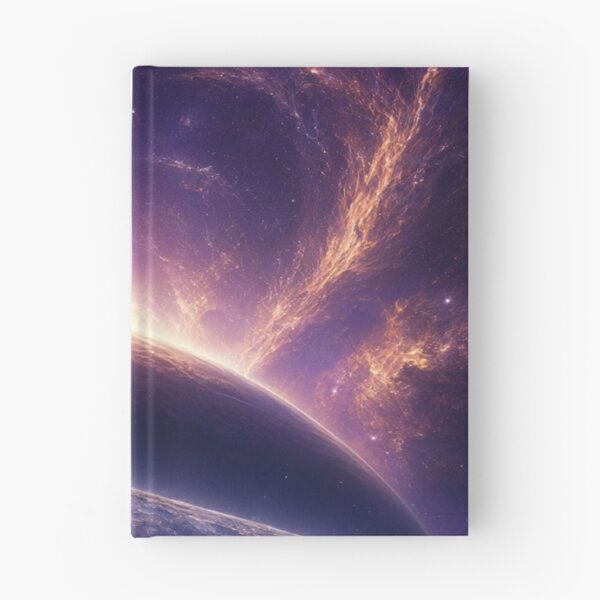 Item preview, Nebula Horizon - Epic Cosmic Landscape Artwork designed and sold by nhk999.
