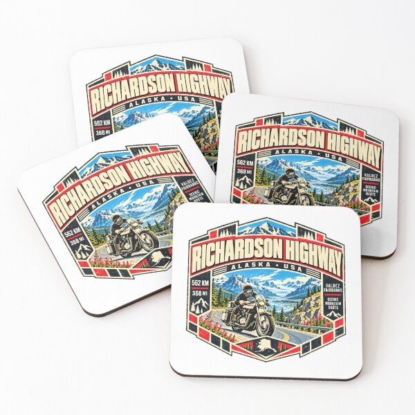 Item preview, Richardson Highway Alaska USA Motorcycle Road Trip Scenic Route designed and sold by kristyparkStar3.