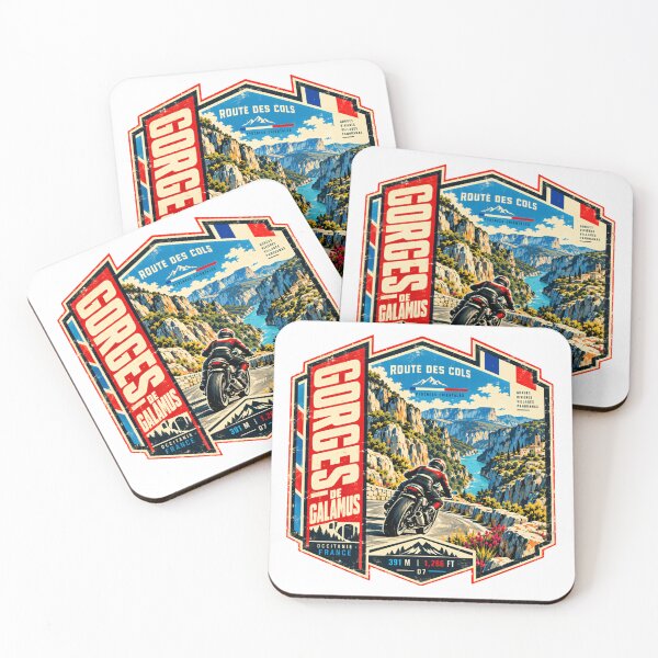 Item preview, Gorges De Galamus Route Des Cols Pyrenees Occitanie Motorcycling Rider designed and sold by ManilStuck237.