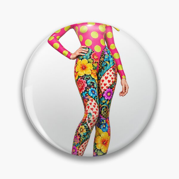Item preview, Psychedelic Star Girl in Floral Fashion designed and sold by Slyfish.