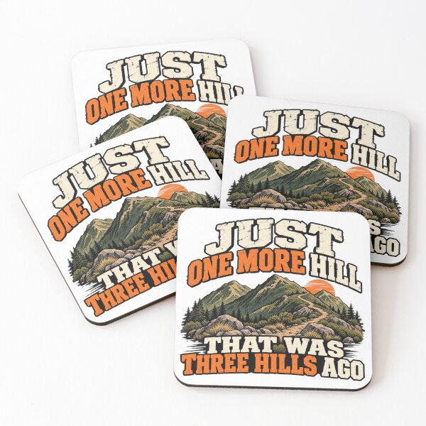 Item preview, Funny Bushwalking Hiking T-Shirt – Just One More Hill designed and sold by THREADACTED.
