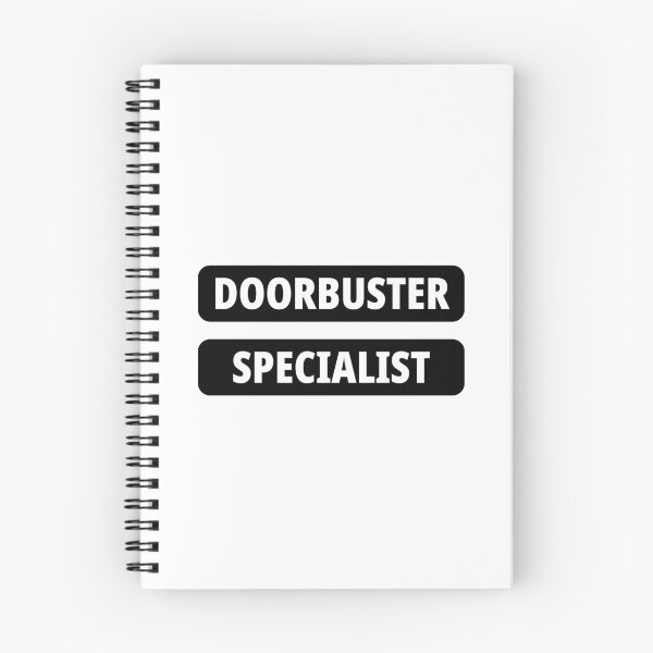 Item preview, Doorbuster Specialist Funny Black Friday Sticker Sale Shopping Quote designed and sold by PRIME4YOU.