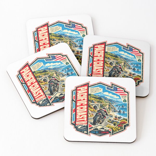 Item preview, Pacific Coast Highway California State Route 1 Motorcycle Road Trip Scenic Drive designed and sold by kristyparkStar3.
