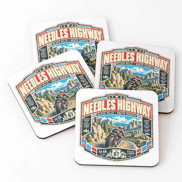 Item preview, Needles Highway Black Hills South Dakota Motorcycle Rider Travel designed and sold by ManilStuck237.