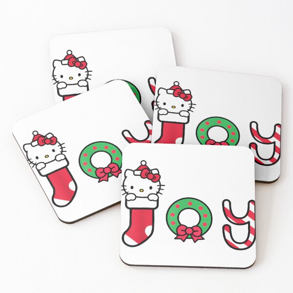 Item preview, Christmas Joy Hello Kitty Lettering Art designed and sold by OntheMicPod.