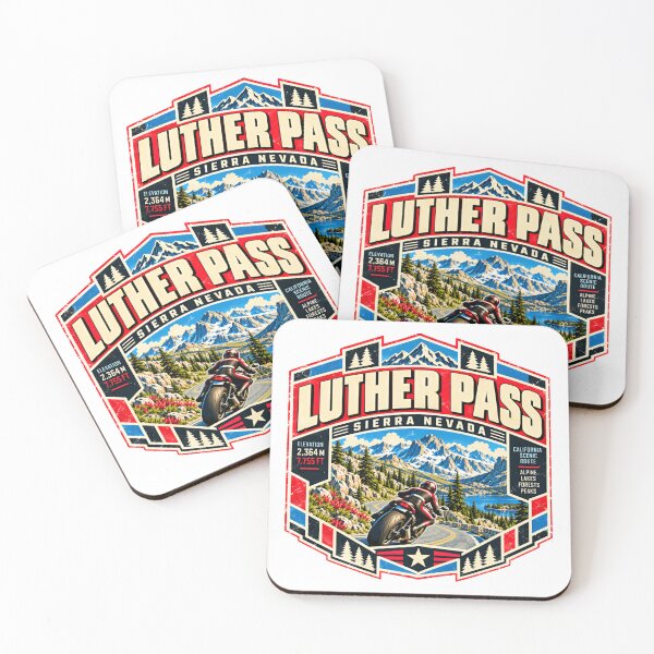 Item preview, Luther Pass Sierra Nevada Motorcycle Rider California Scenic Route Mountain Travel designed and sold by ManilStuck237.