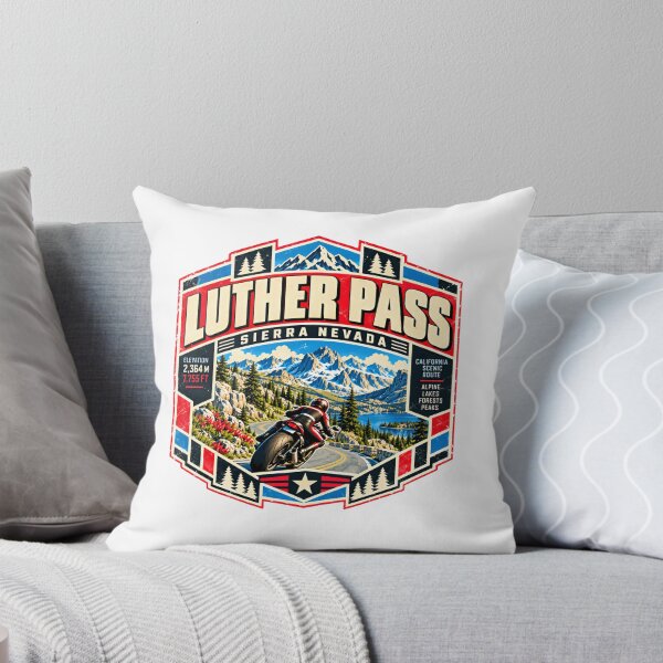 Item preview, Luther Pass Sierra Nevada Motorcycle Rider California Scenic Route Mountain Travel designed and sold by ManilStuck237.