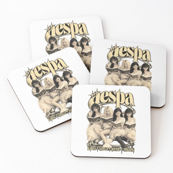 Item preview, aespa Cream Lace Y2K Cosmic Group Art designed and sold by Valereekmerch.