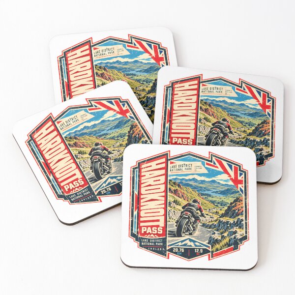 Item preview, Honister Pass Lake District National Park Motorcycling England UK Rider designed and sold by ManilStuck237.