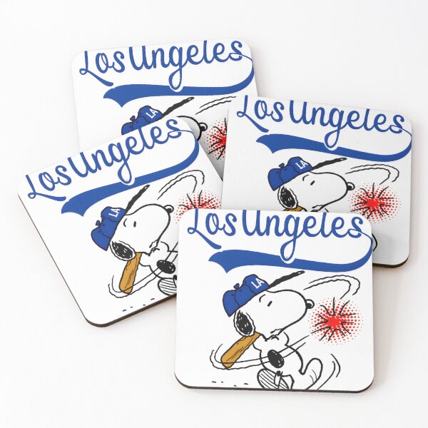 Item preview, Snoopy LA Baseball Swing Los Angeles Dodgerss designed and sold by AdrianMis.