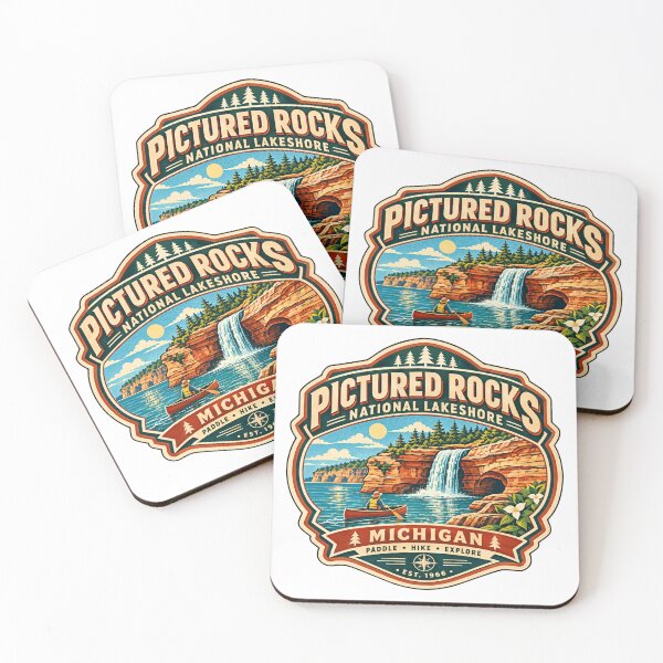 Item preview, Pictured Rocks National Lakeshore Michigan Paddle Hike Explore Outdoor Travel designed and sold by NeedForParks.