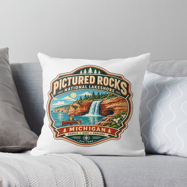 Item preview, Pictured Rocks National Lakeshore Michigan Paddle Hike Explore Outdoor Travel designed and sold by NeedForParks.