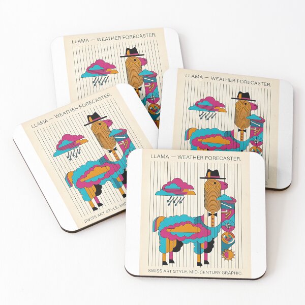 Item preview, Llama Meteorologist designed and sold by PictoVibe.