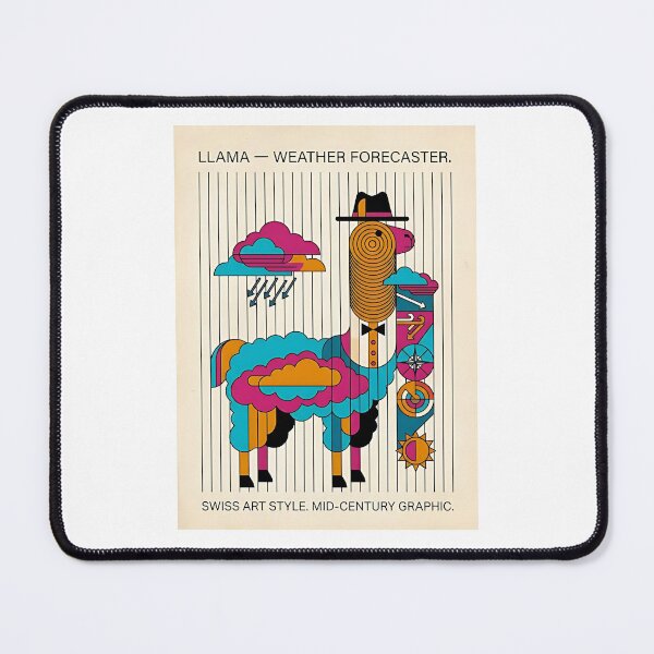 Item preview, Llama Meteorologist designed and sold by PictoVibe.