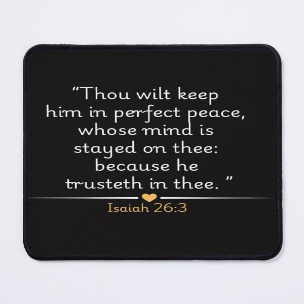 Item preview, Isaiah 26:3 designed and sold by SuperChristTees.