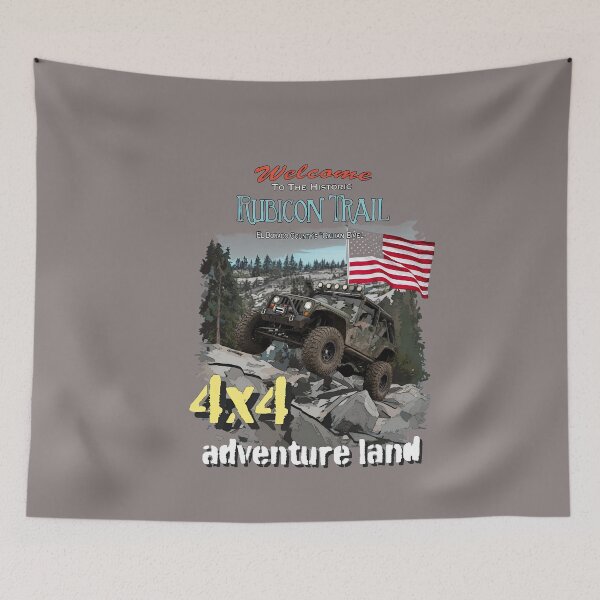 Item preview, Rubicon Trail 4x4 Adventure Land Jeep Style-33 designed and sold by JurgenGotts.