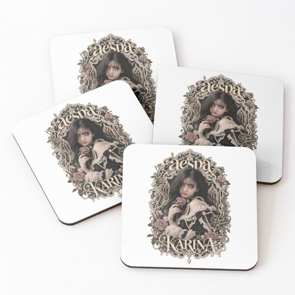 Item preview, Antique Gold Rose Frame Karina aespa Art designed and sold by Valereekmerch.