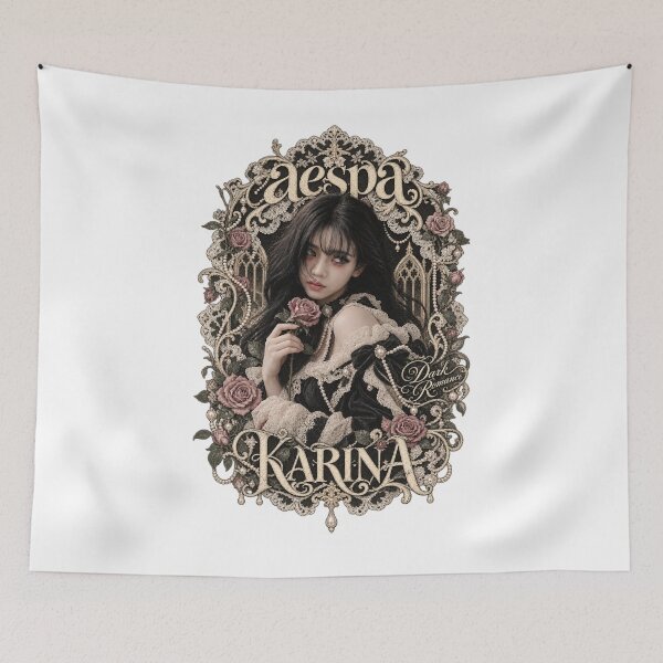 Item preview, Antique Gold Rose Frame Karina aespa Art designed and sold by Valereekmerch.