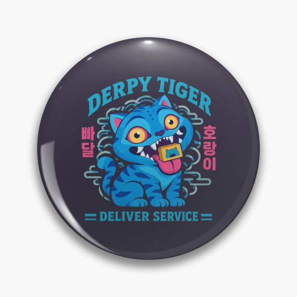 Artikelvorschau, Derpy Tiger Lieferservice entworfen und verkauft von TatumTerry.