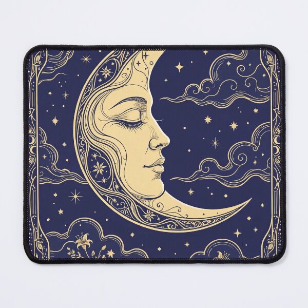 Item preview, The Moon Tarot Card Celestial Mystical designed and sold by Funky Mobile Studio.