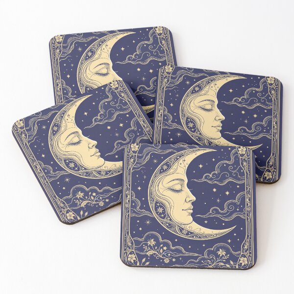 Item preview, The Moon Tarot Card Celestial Mystical designed and sold by Funky Mobile Studio.
